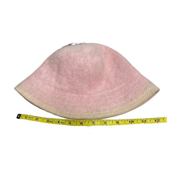 Angora Bucket Hat Light Pink Womens Cap Fur - Picture 7 of 7